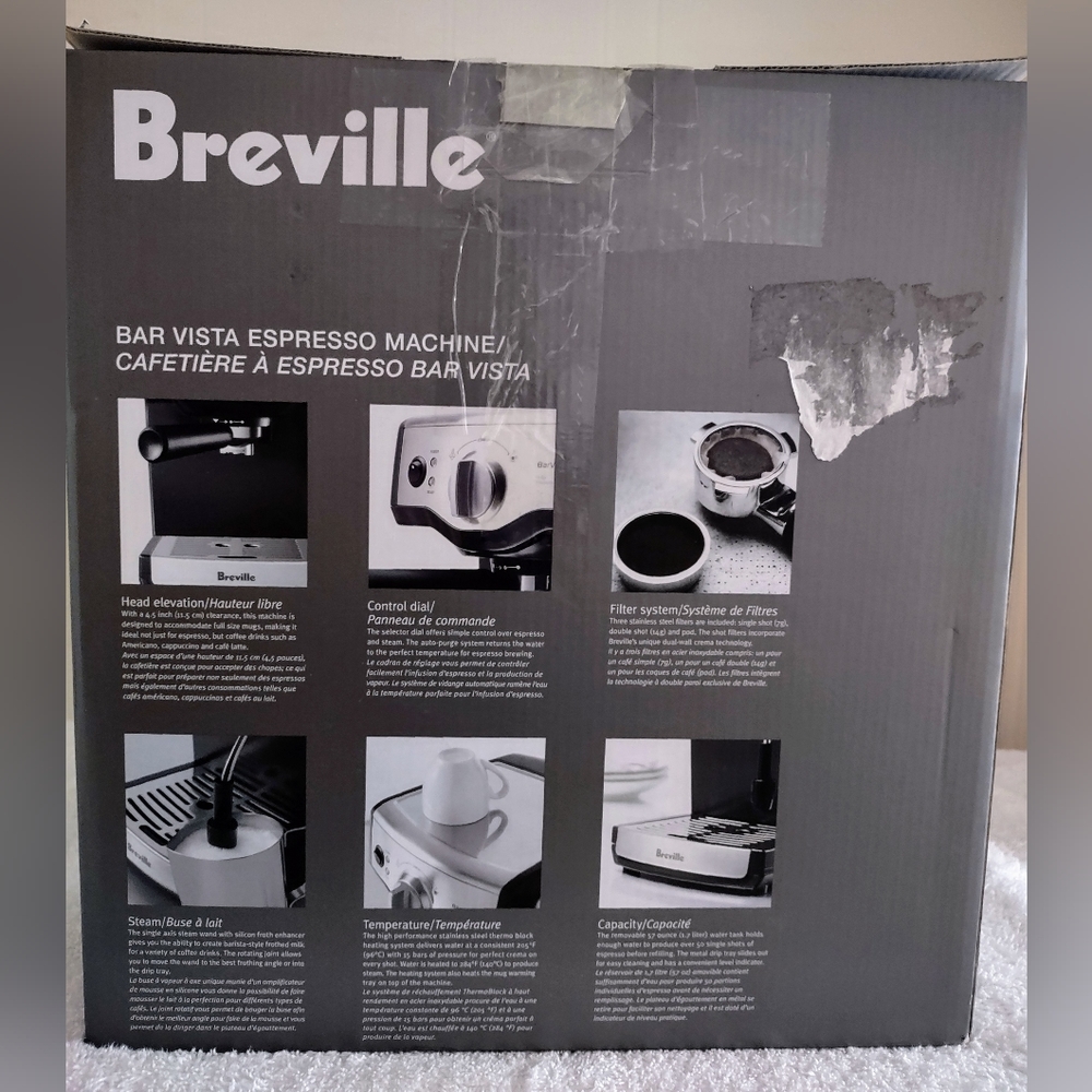 Breville Espresso coffee machine (NEW) - Picture 2 of 5